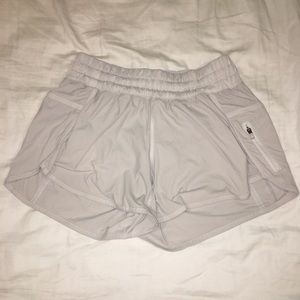White lulu shorts